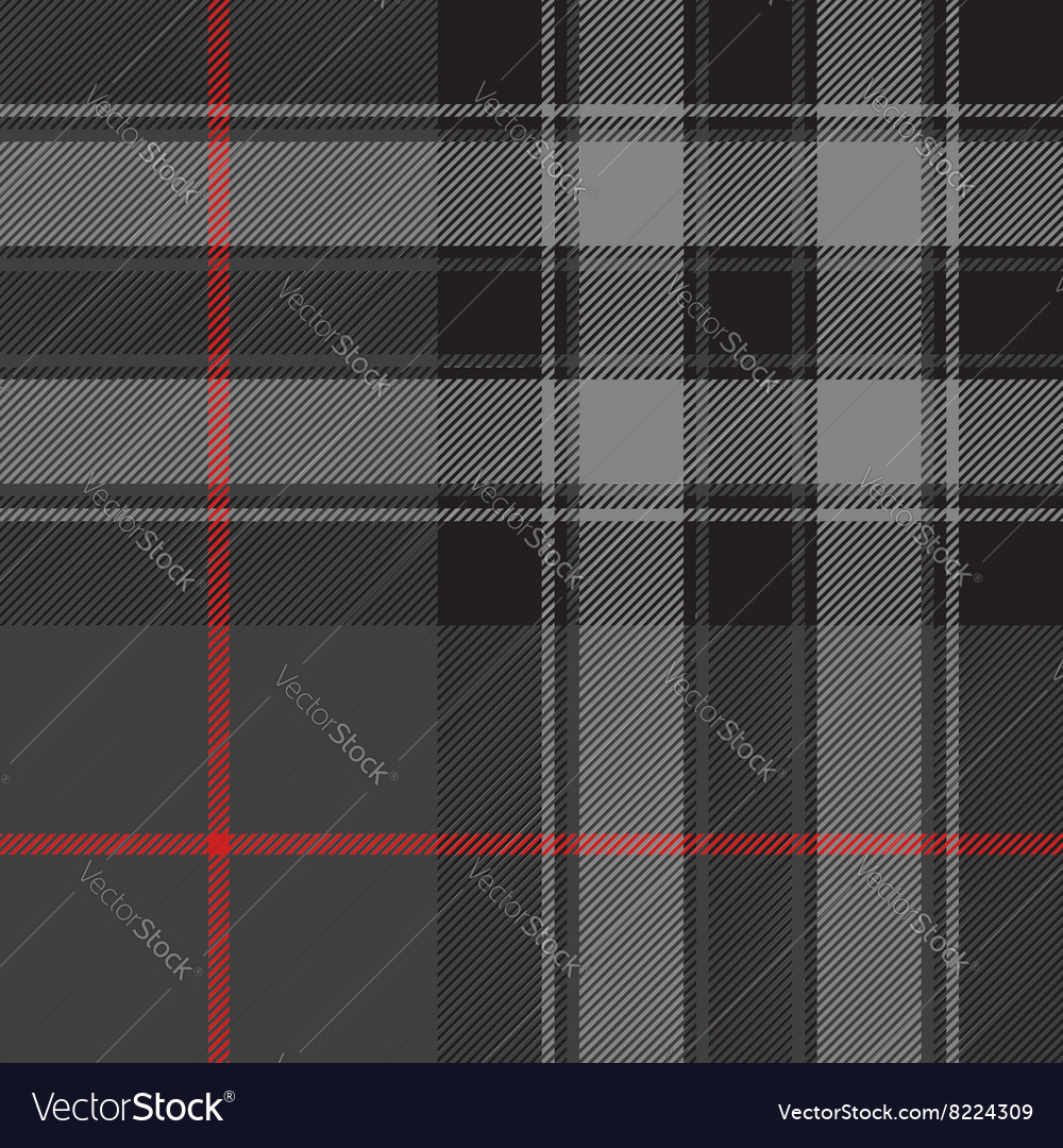 Pride Of Scotland Silver Tartan Fabric Texture Vector Image