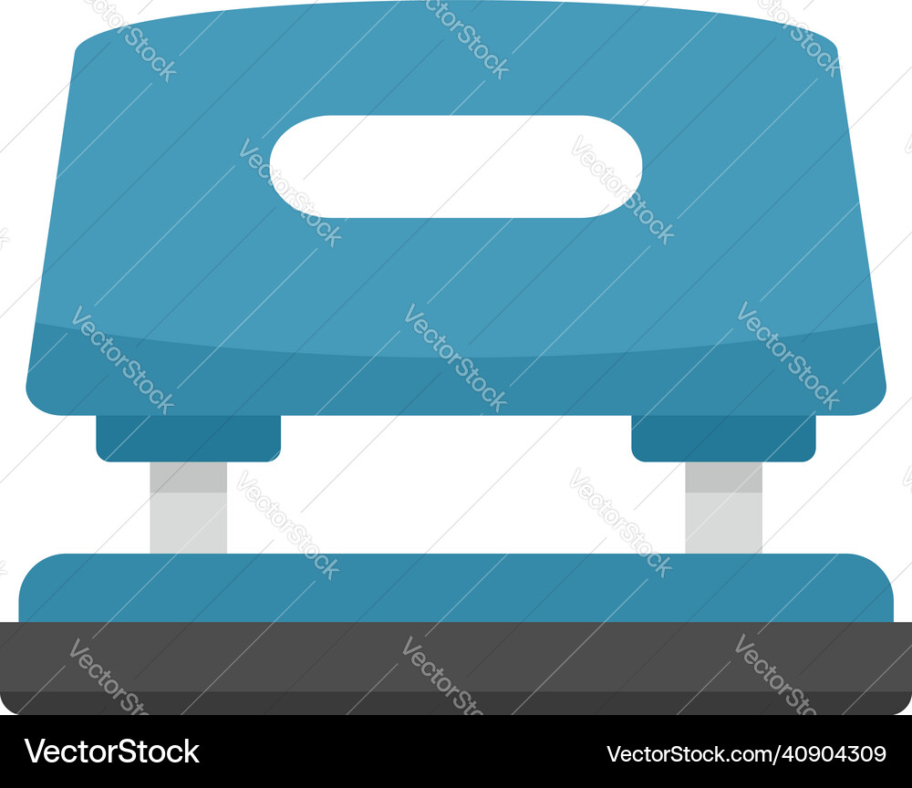 Puncher tool icon flat isolated Royalty Free Vector Image