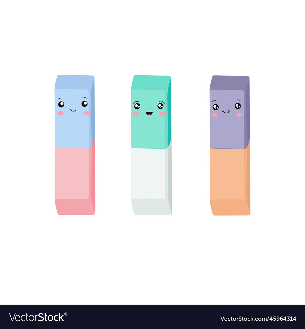 kawaii eraser icon Stock Vector Image & Art - Alamy