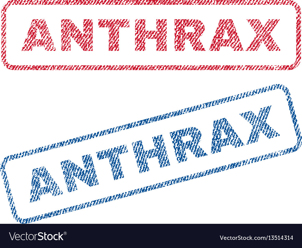 Anthrax textile stamps