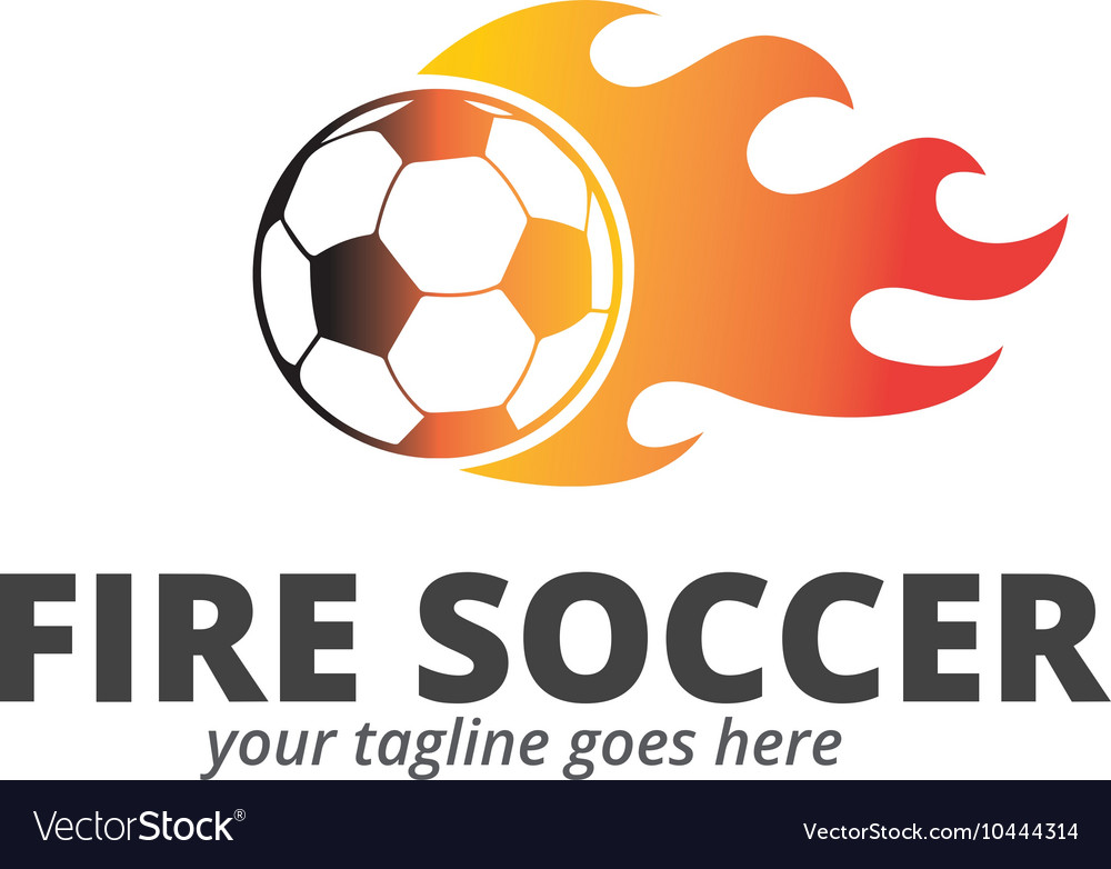 Fire soccer logo