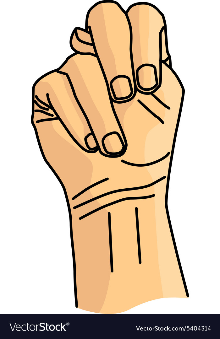 Hand Gesture Royalty Free Vector Image Vectorstock Hand Gesture Royalty Free Vector Image Vectorstock