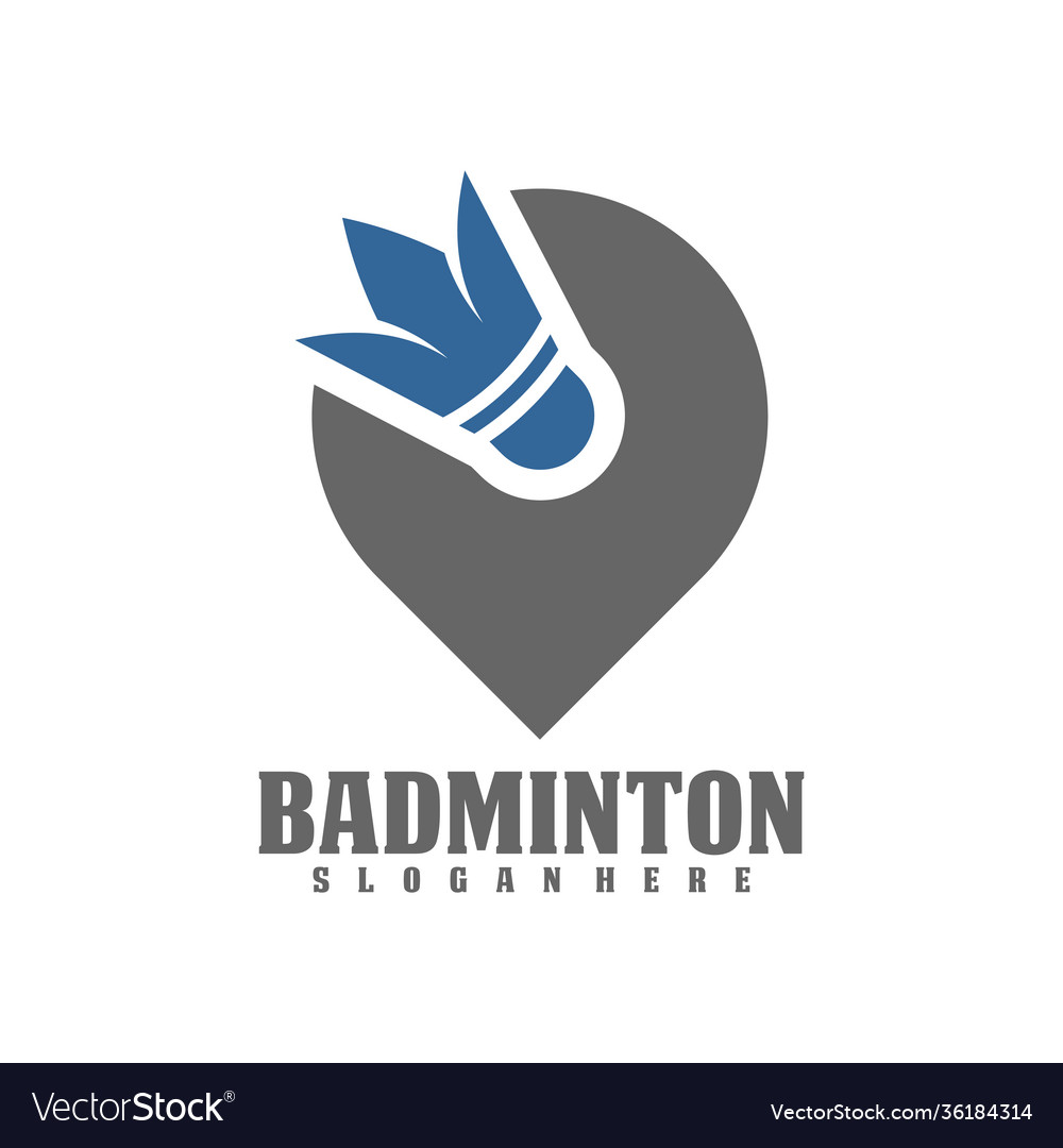 Professional badminton sports team championship Vector Image