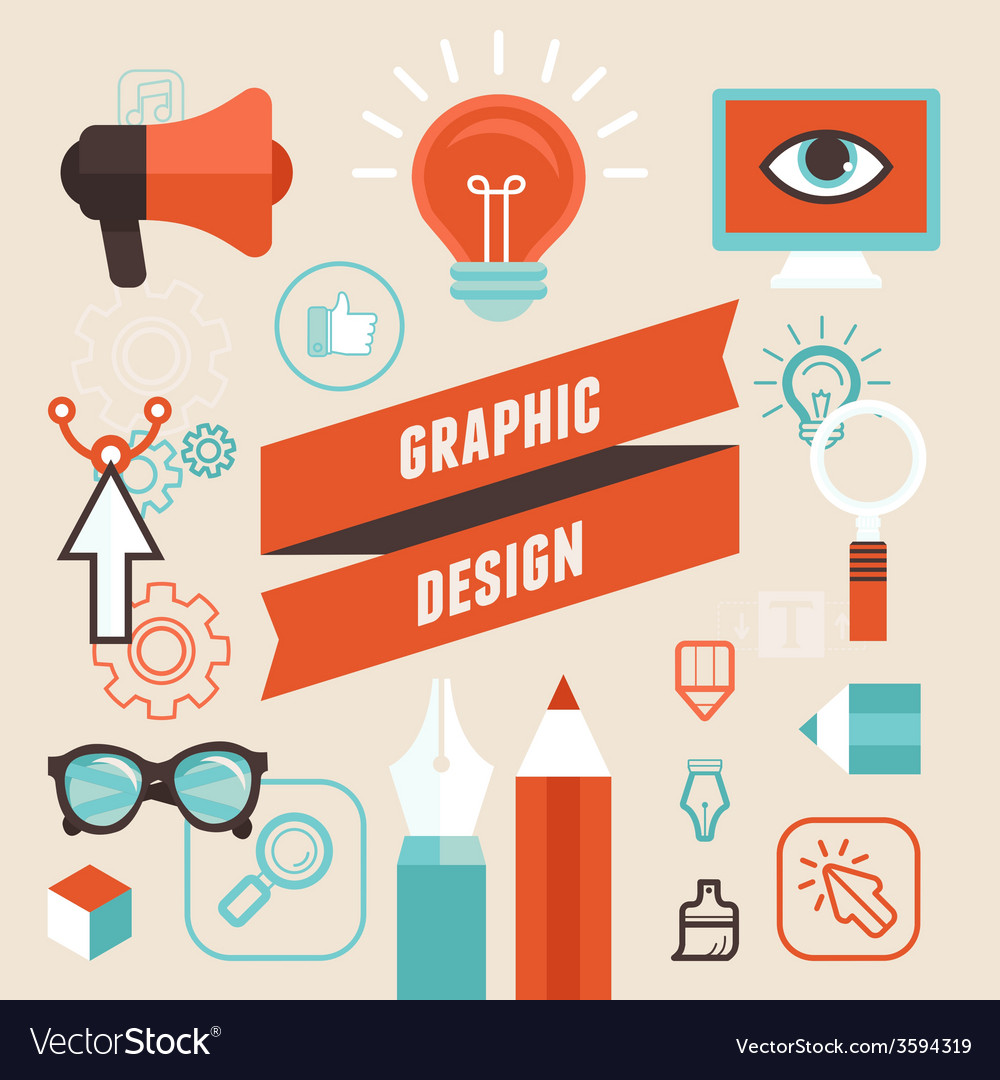 Vetor graphic designer Royalty Free Vector Image