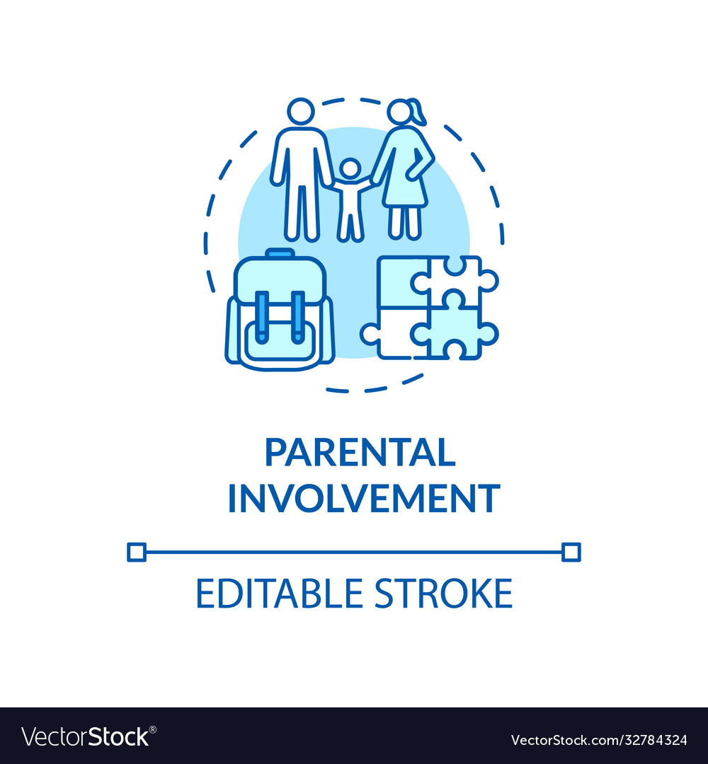 Parental participation concept icon