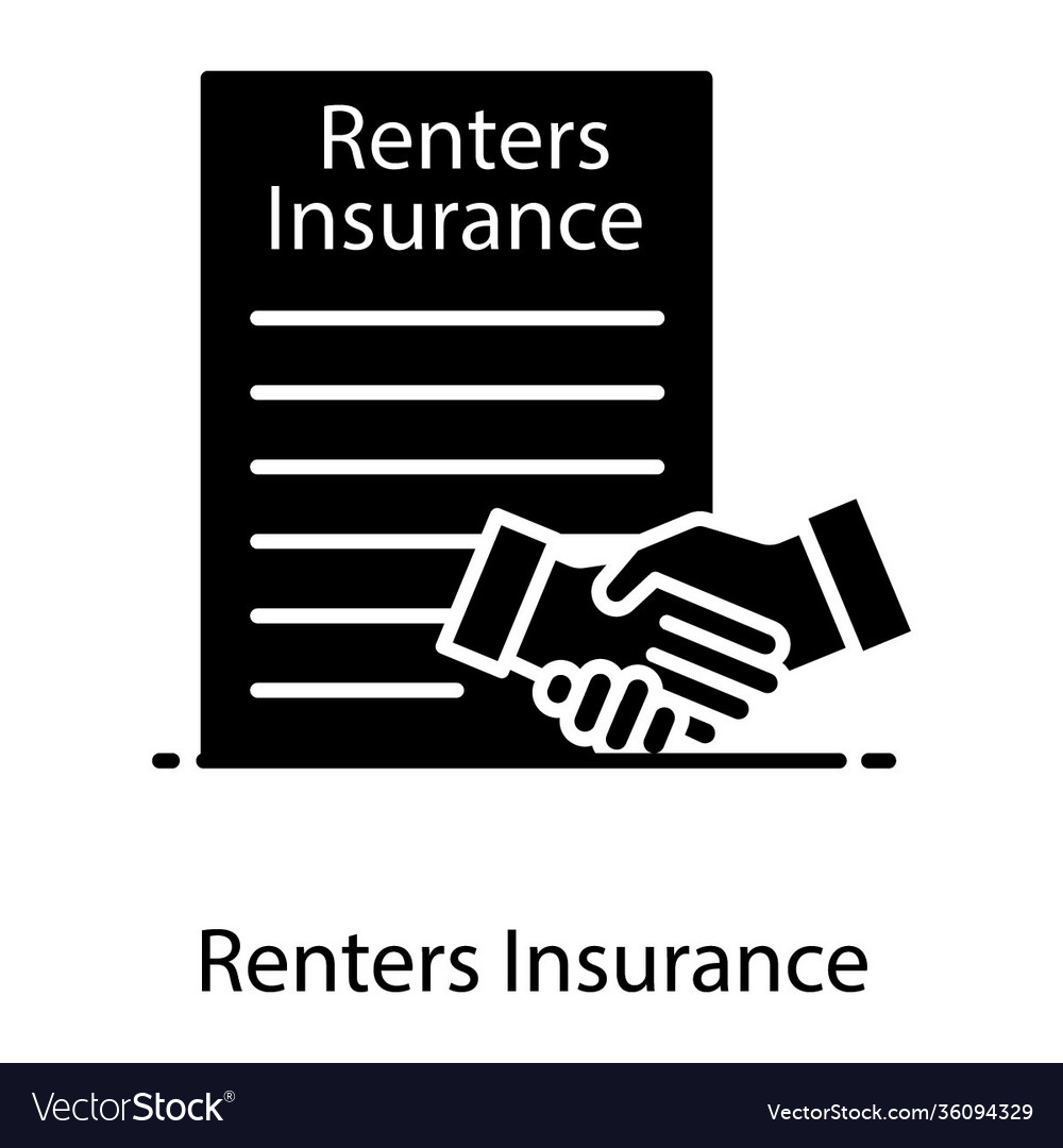 Renters insurance Royalty Free Vector Image - VectorStock