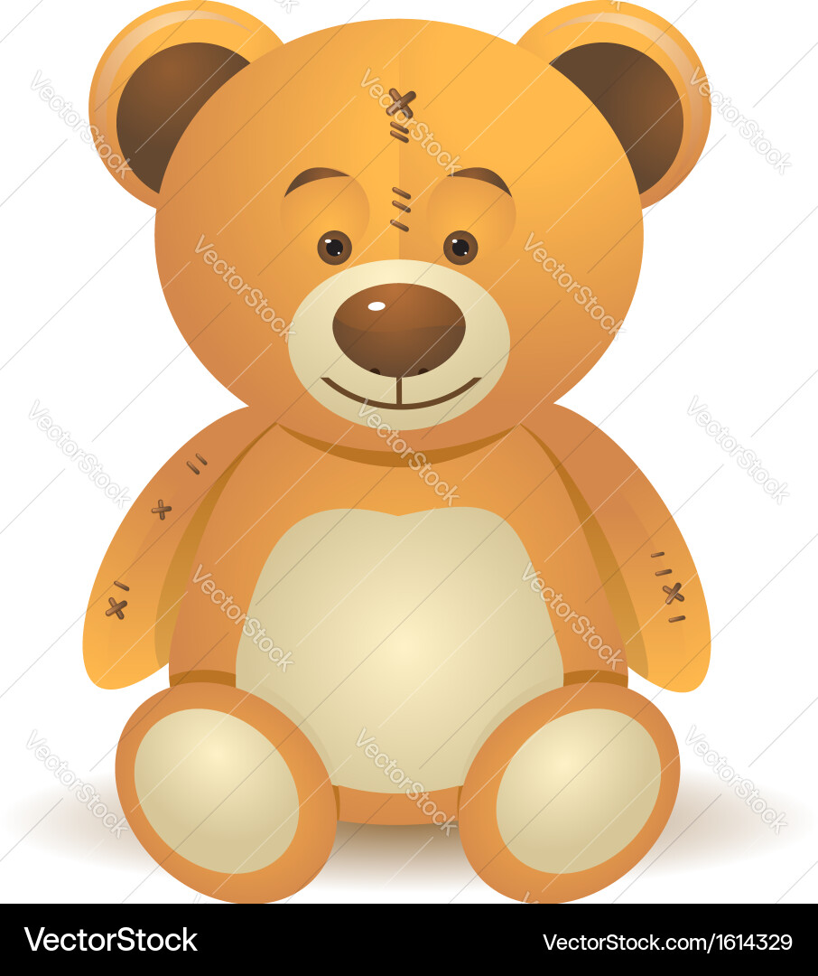 Teddy bear Royalty Free Vector Image - VectorStock