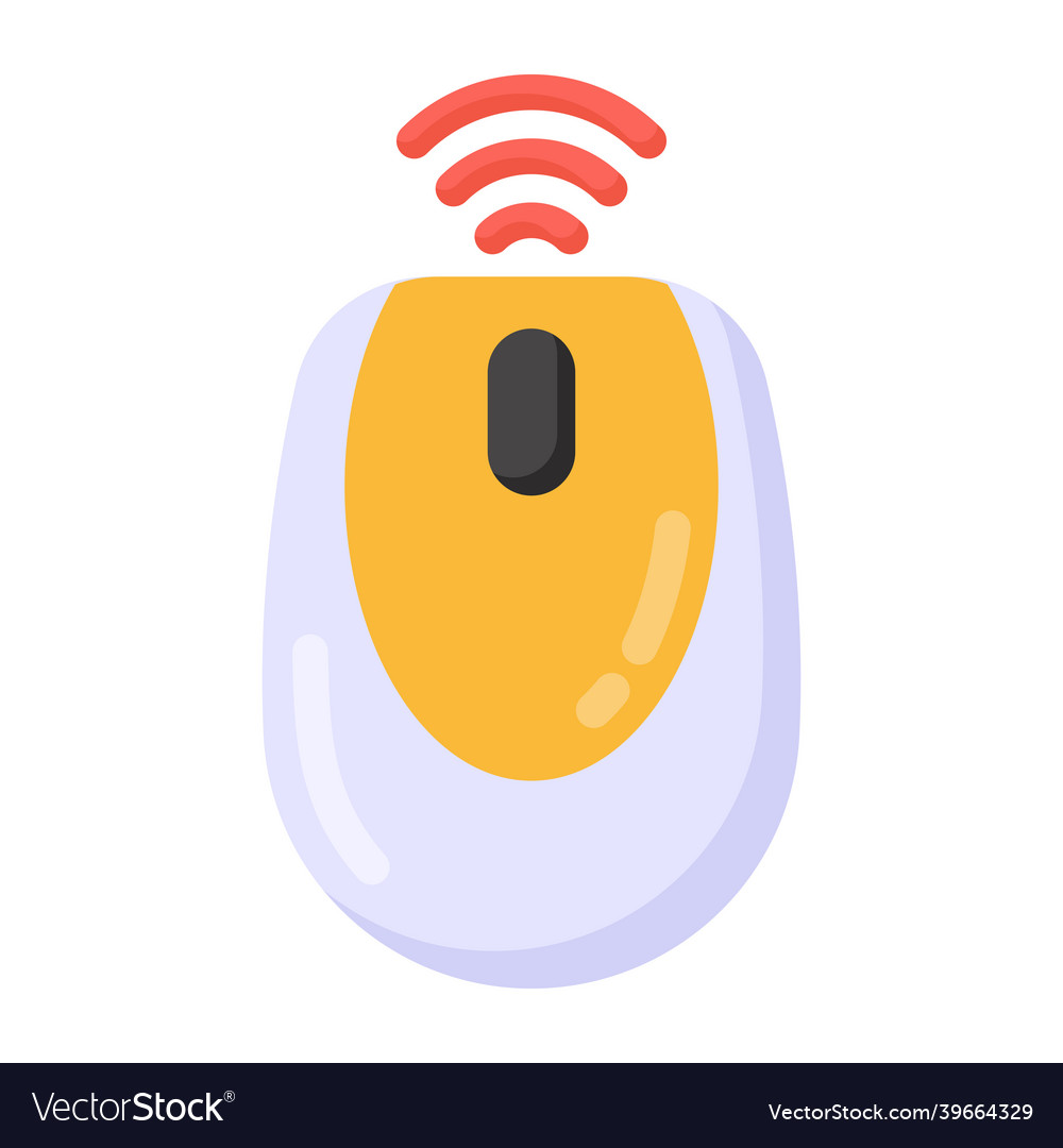 Wireless mouse Royalty Free Vector Image - VectorStock