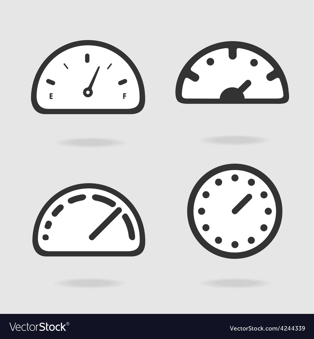 Dial panel Royalty Free Vector Image - VectorStock