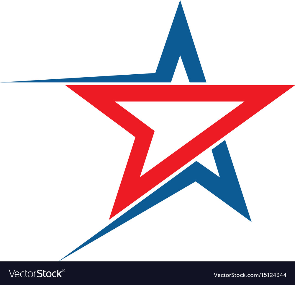 Star logo design Royalty Free Vector Image - VectorStock