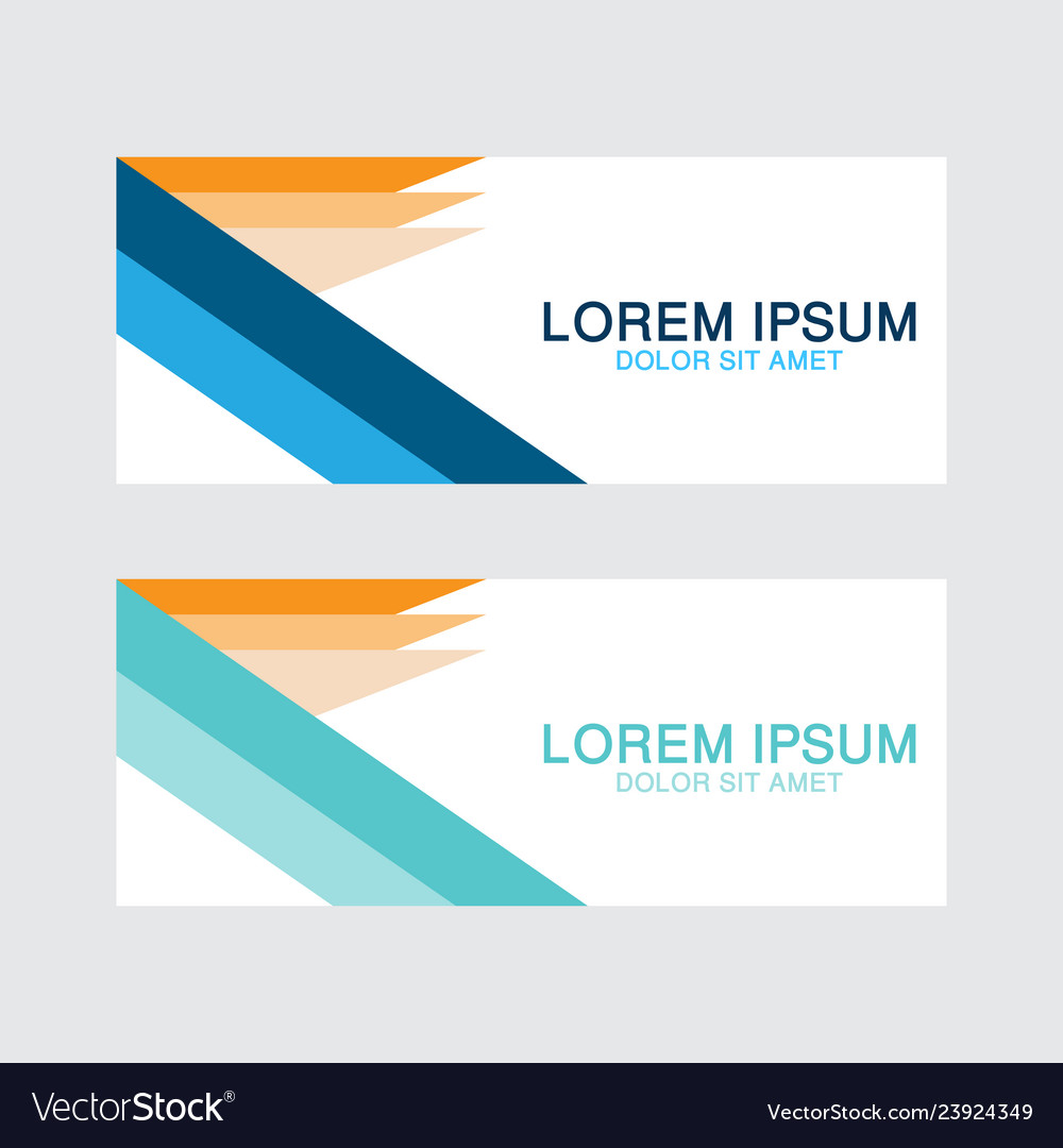 Abstract design banner web template