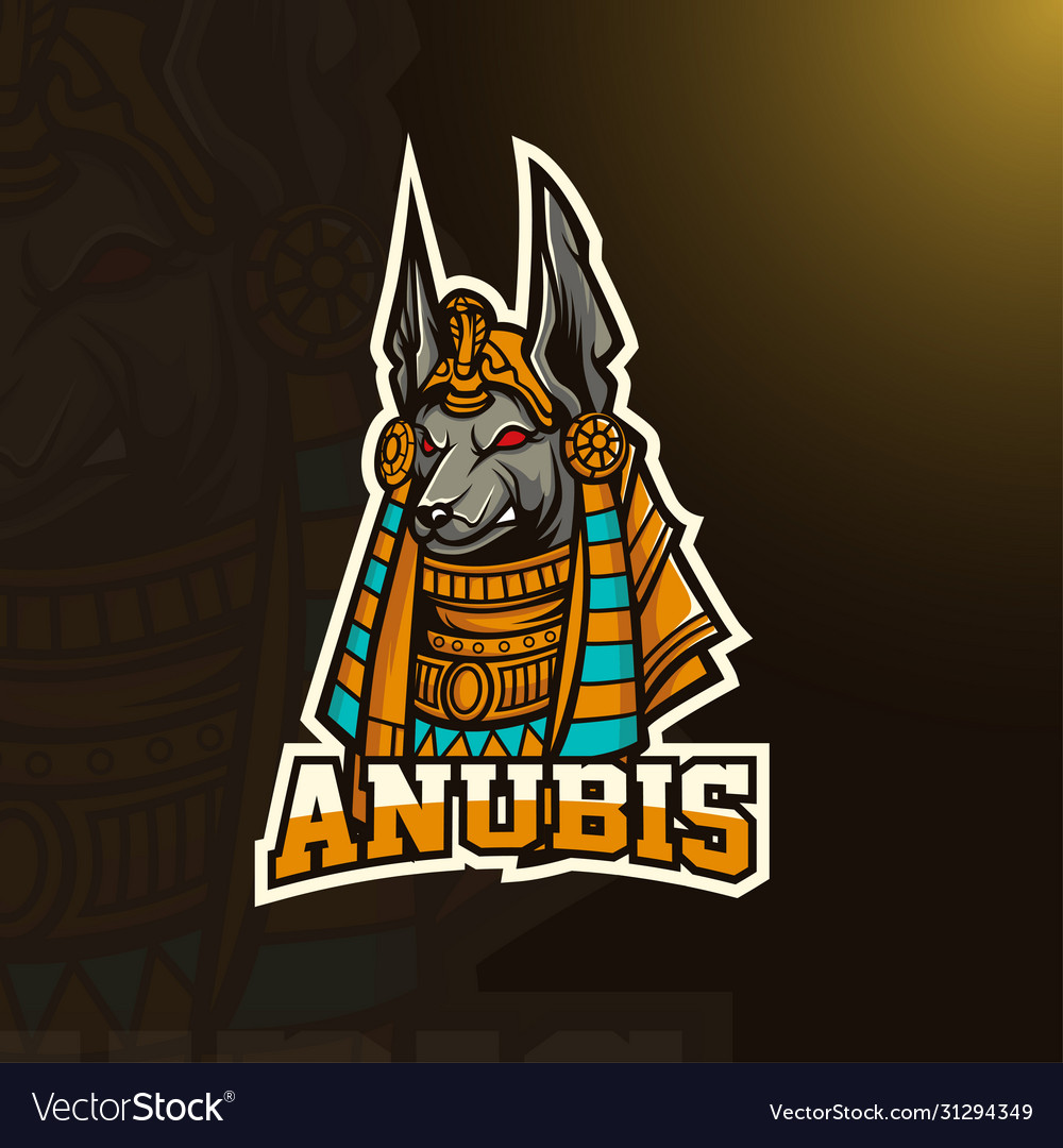 Anubis logo Royalty Free Vector Image - VectorStock