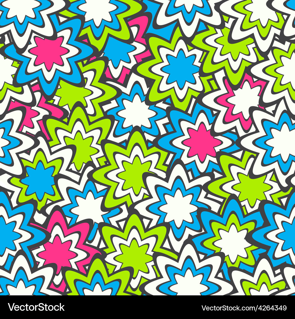 Confetti seamless pattern Royalty Free Vector Image