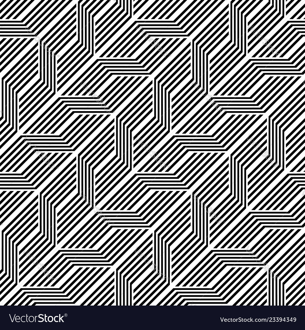 Design seamless monochrome zigzag pattern