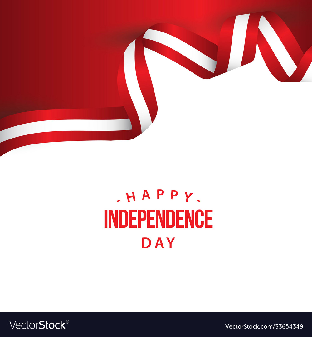 Happy austria independence day template design