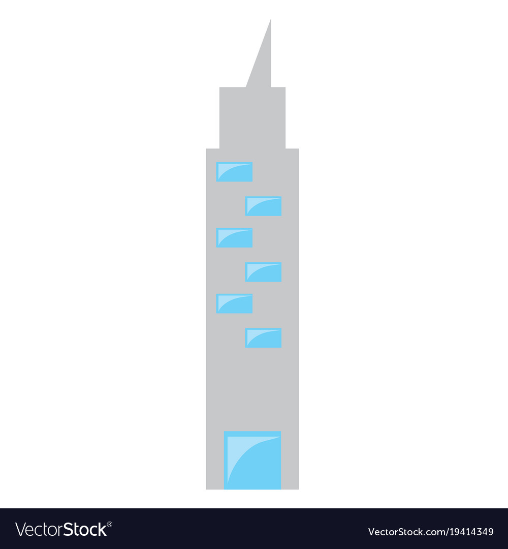 Skyscraper icon image Royalty Free Vector Image