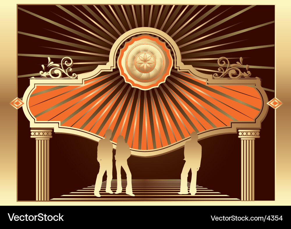 Advertising board Royalty Free Vector Image - VectorStock