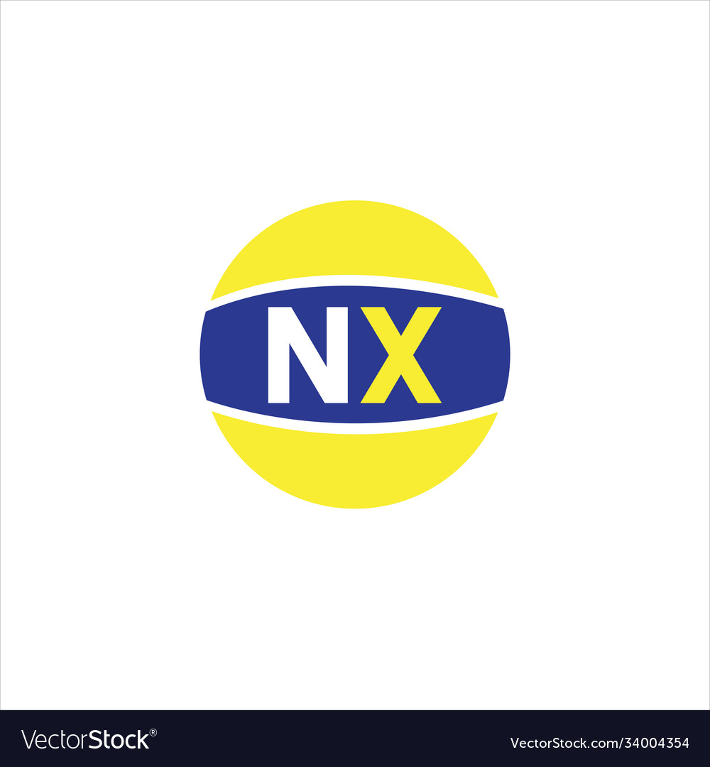 N x Buchstaben Logo Emblem Design