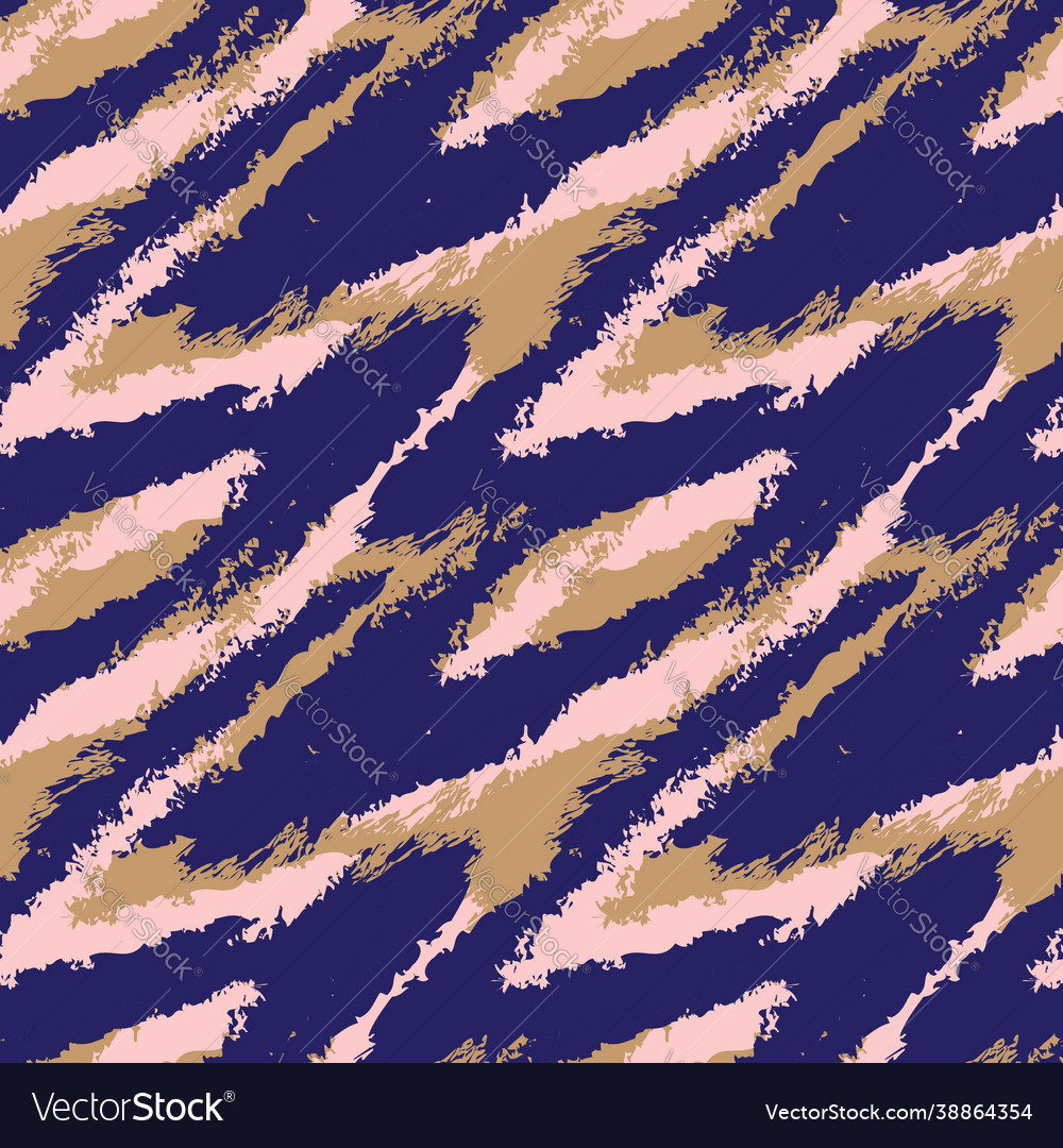 Pink brush stroke fur seamless pattern vector image Pink brush stroke fur seamless pattern