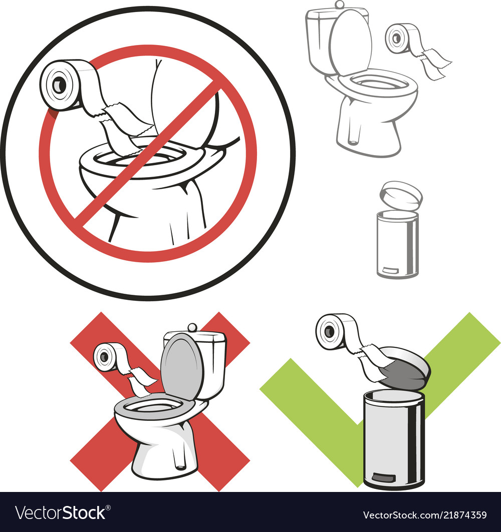 sign-not-to-throw-paper-in-the-toilet-royalty-free-vector