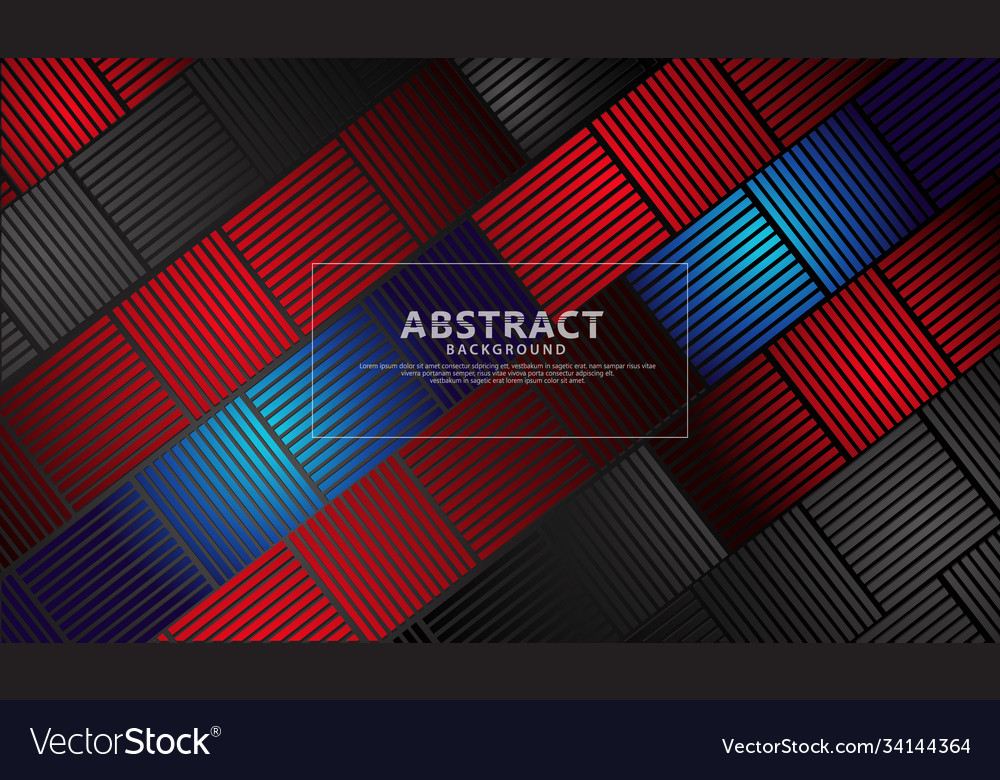 Abstract lines on rectangular shape background