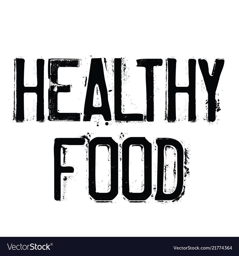 Healthy Food Rubber Stamp Royalty Free Vector Image 2742