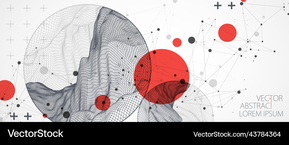 Modern science or technology elements trendy Vector Image