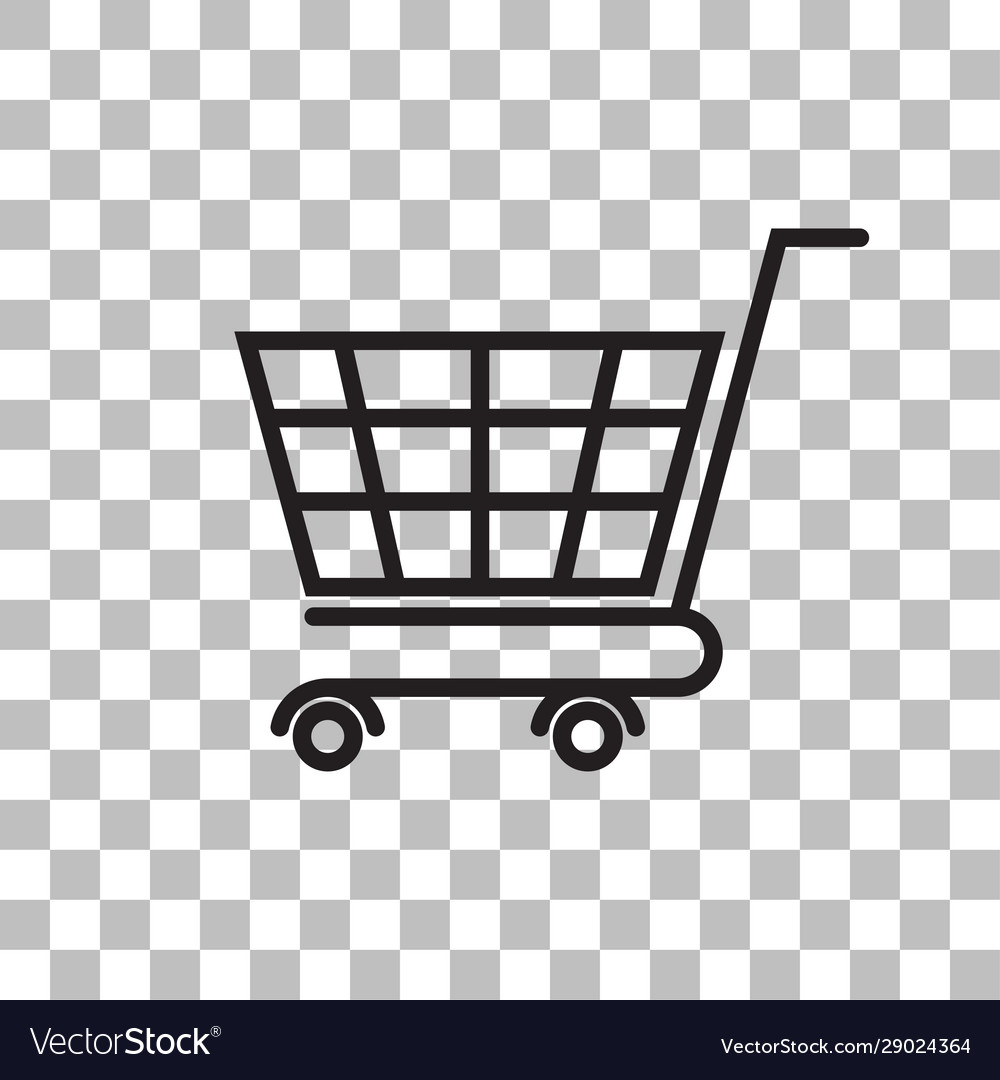 Shopping icon with isolated on a white Royalty Free Vector