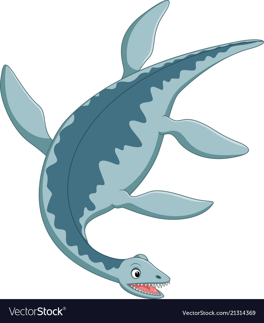 Cartoon plesiosaurus