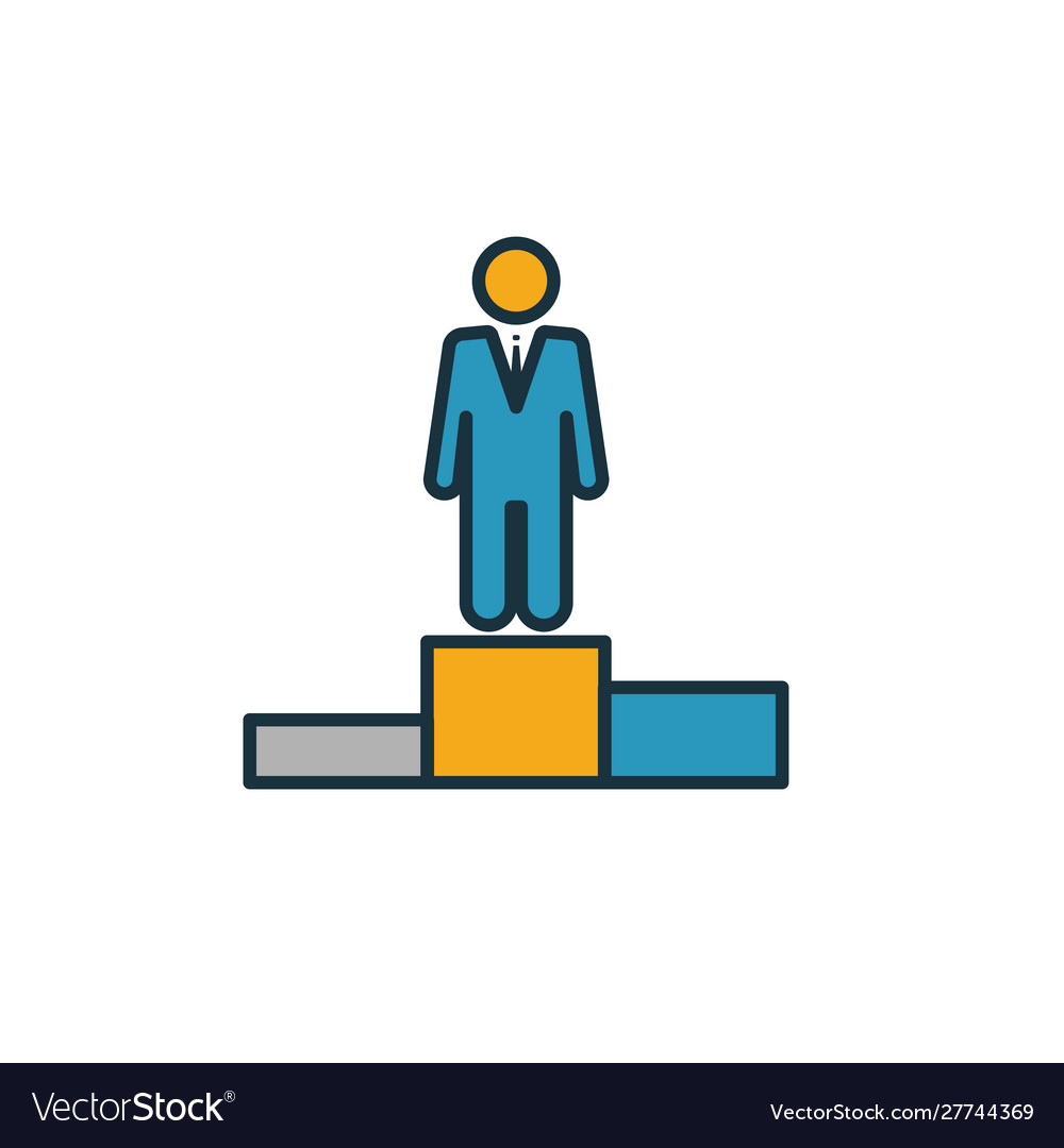 Competition icon simple element from startup vector image Competition icon simple element from startup