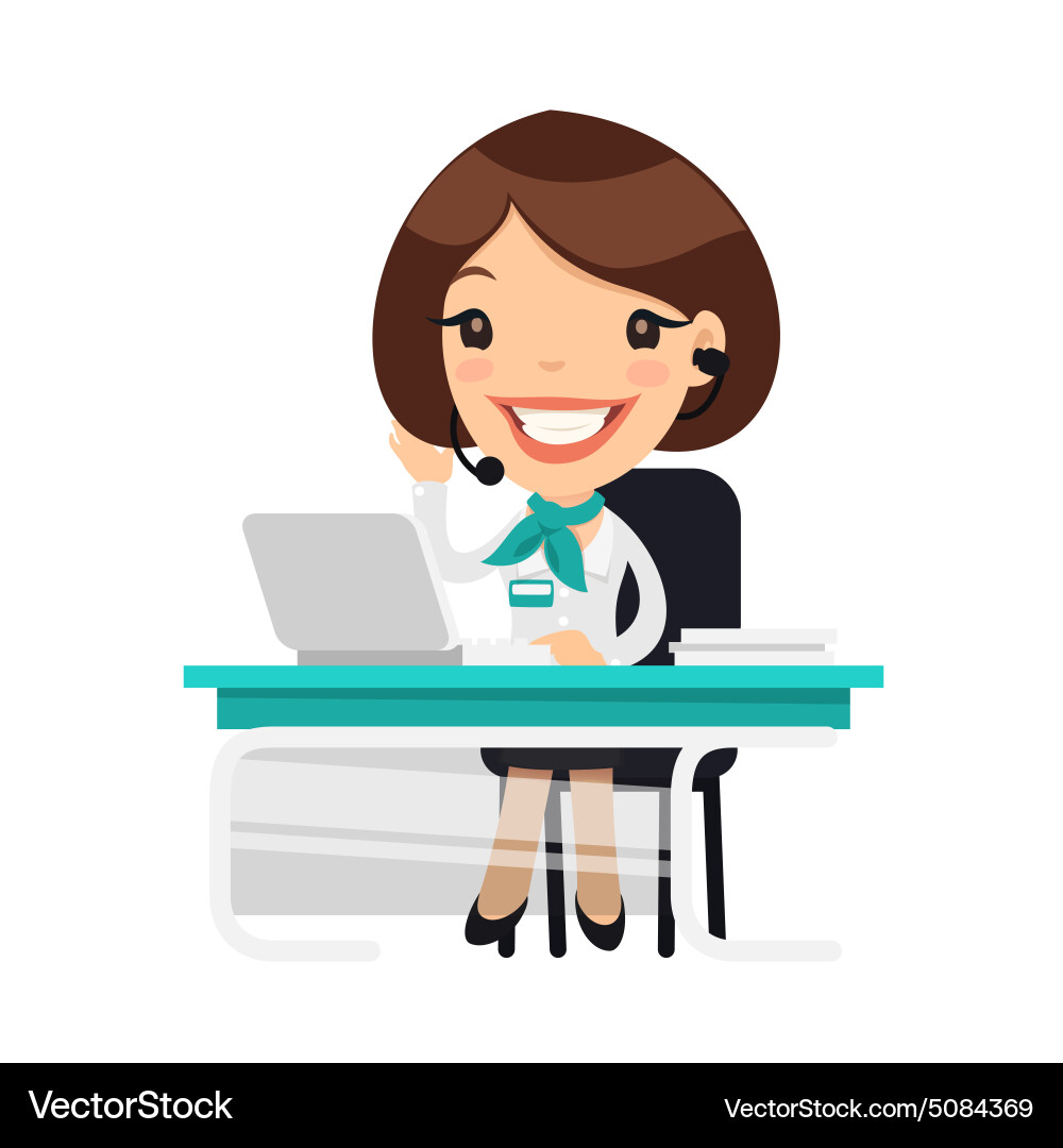 Doctors at table Royalty Free Vector Image - VectorStock