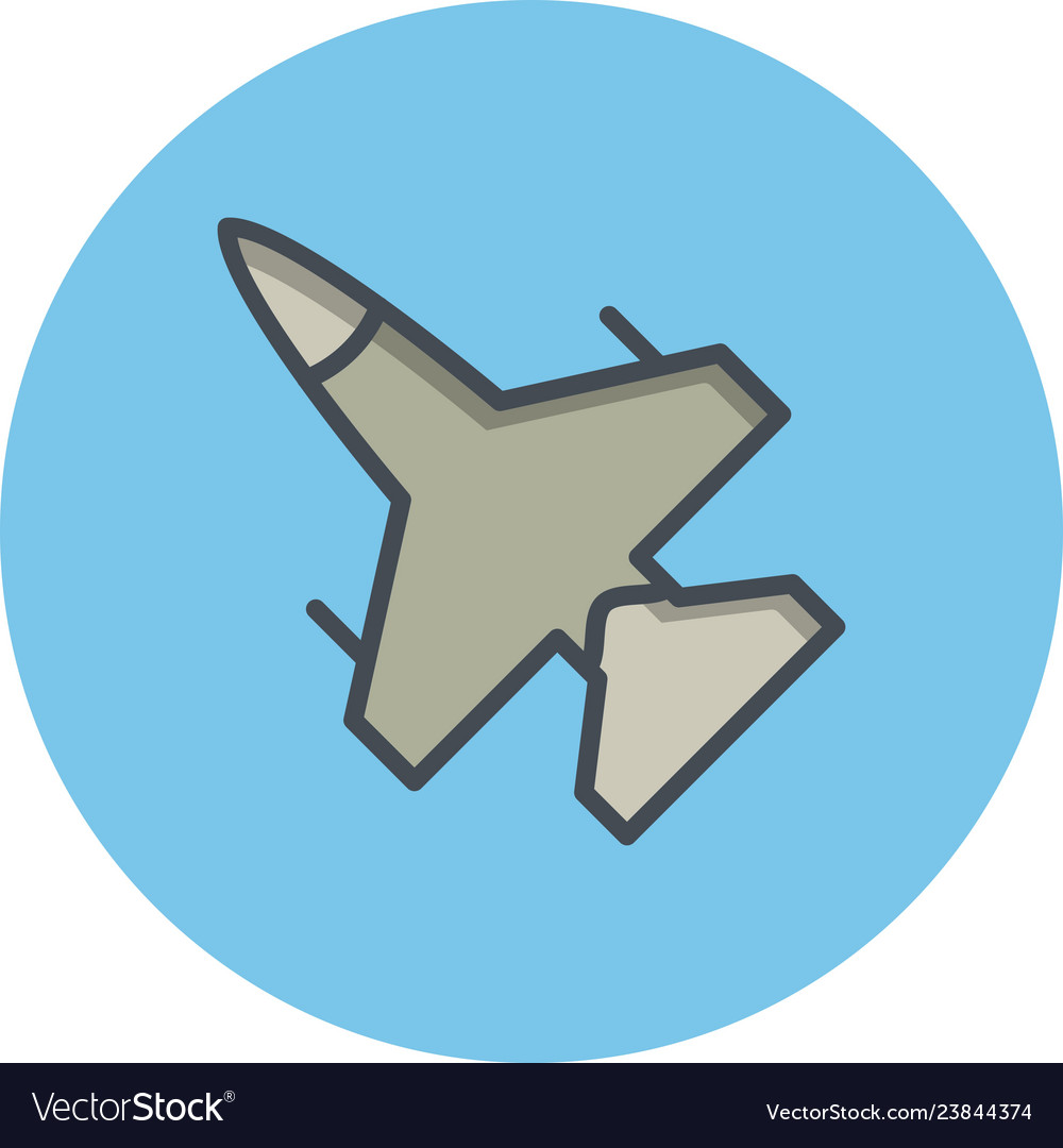 Jet icon Royalty Free Vector Image - VectorStock