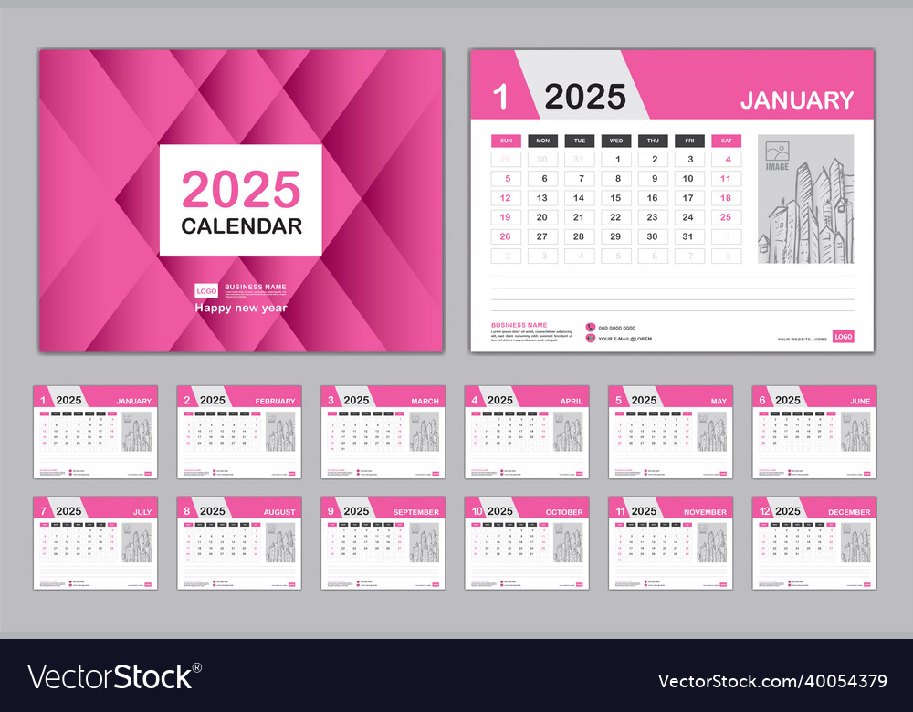 Commercial Calendar 2025 Template Free Download 