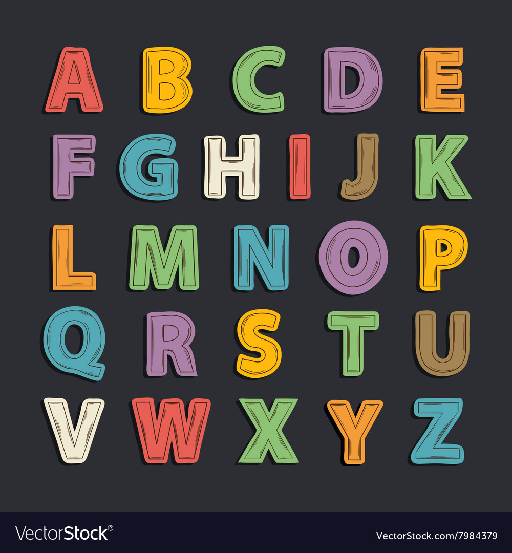 Farbe Alphabet