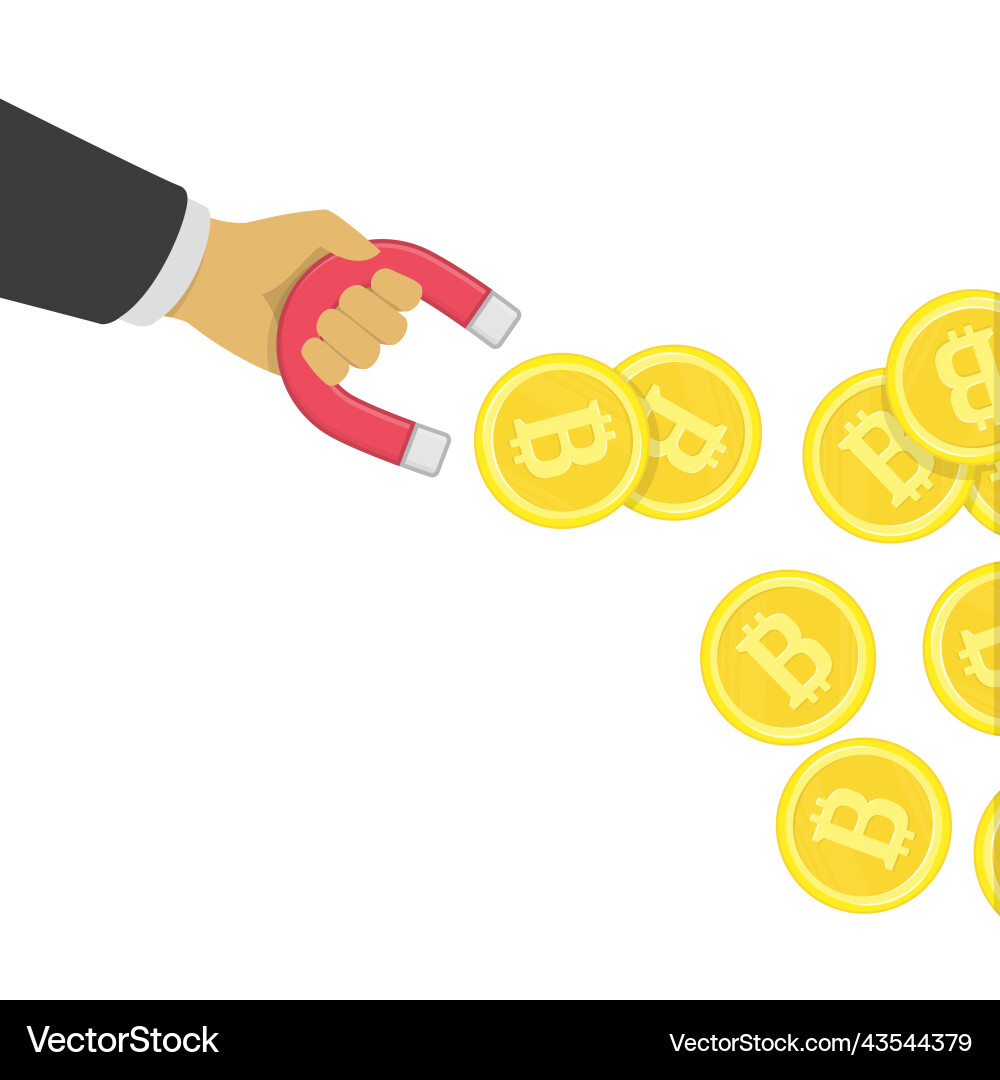 Cryptocurrency mining Royalty Free Vector Image