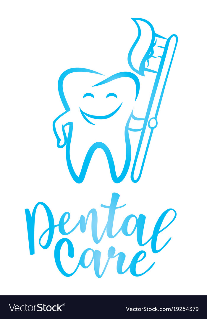 Dental care design concept Royalty Free Vector Image