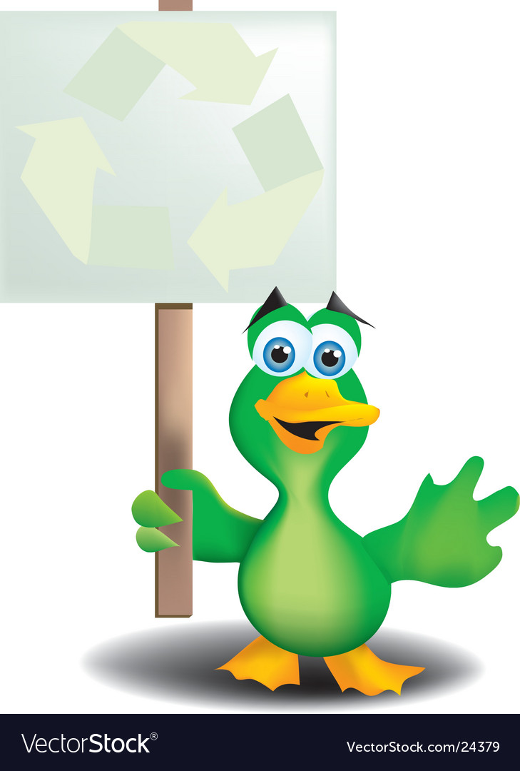 Green duck