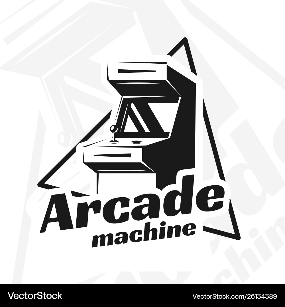 Arcade machine Royalty Free Vector Image - VectorStock