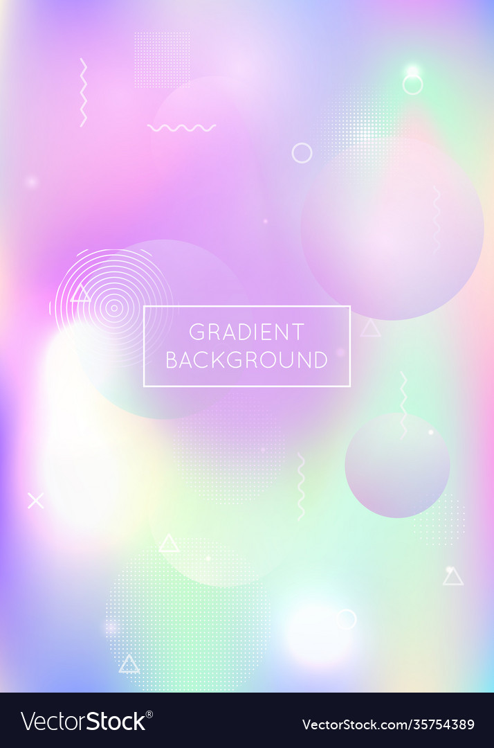 Bauhaus background with liquid shapes dynamic Vector Image