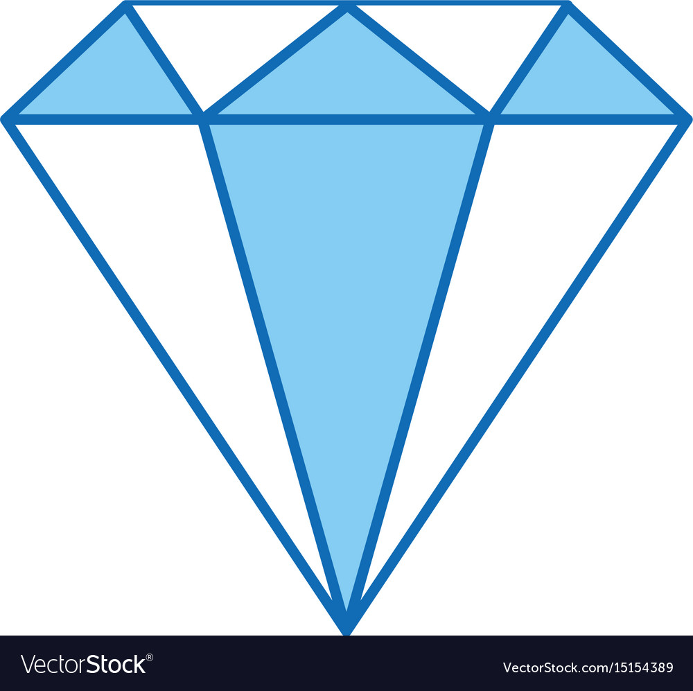 Diamond rich isolated icon