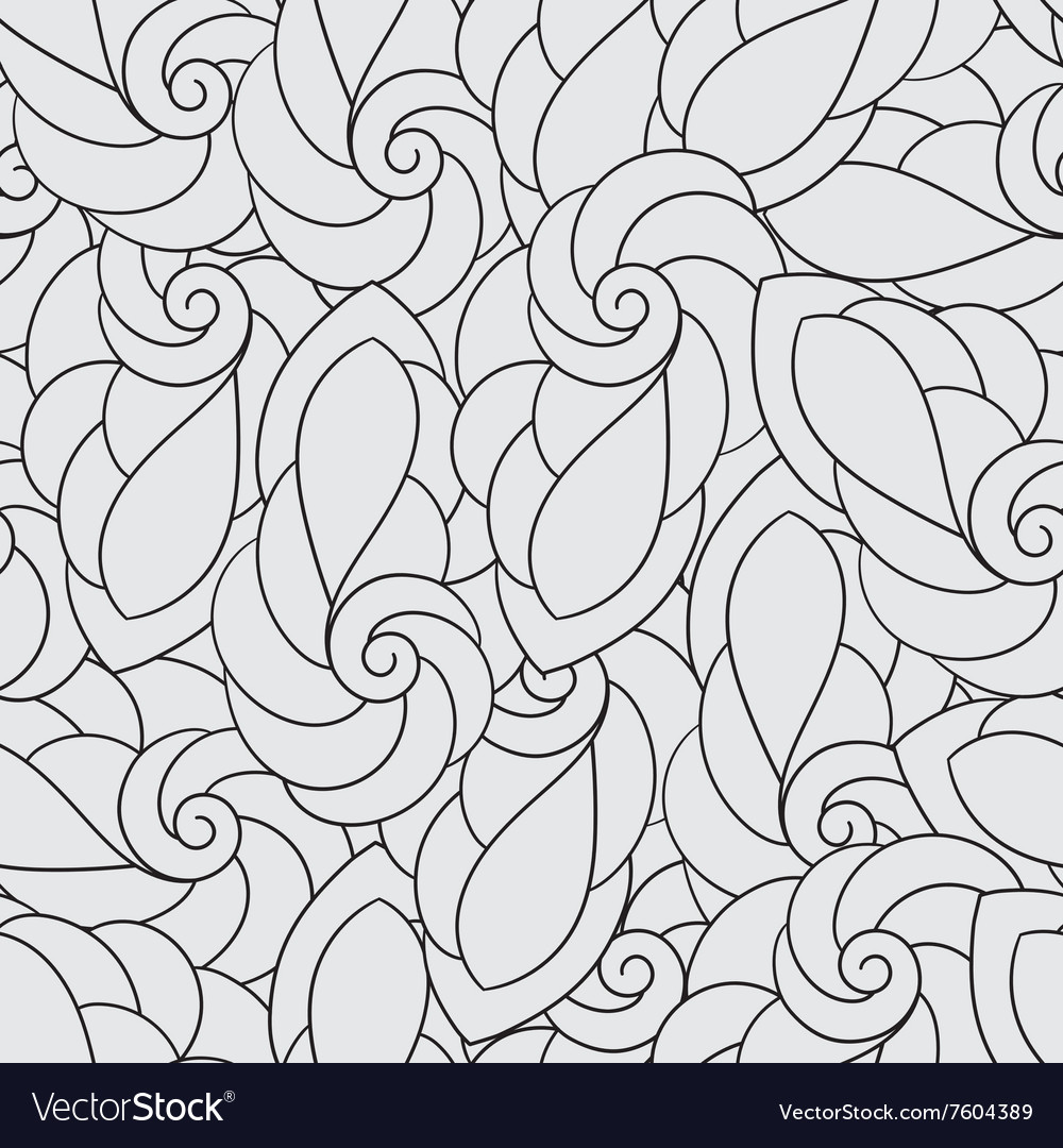 Seamless pattern with spirals