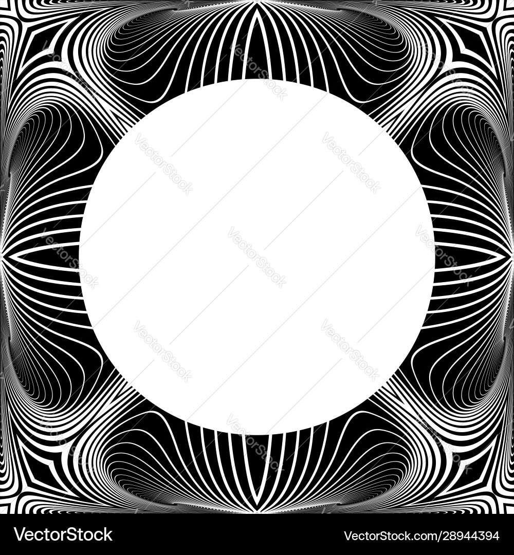 Circle frame Royalty Free Vector Image - VectorStock