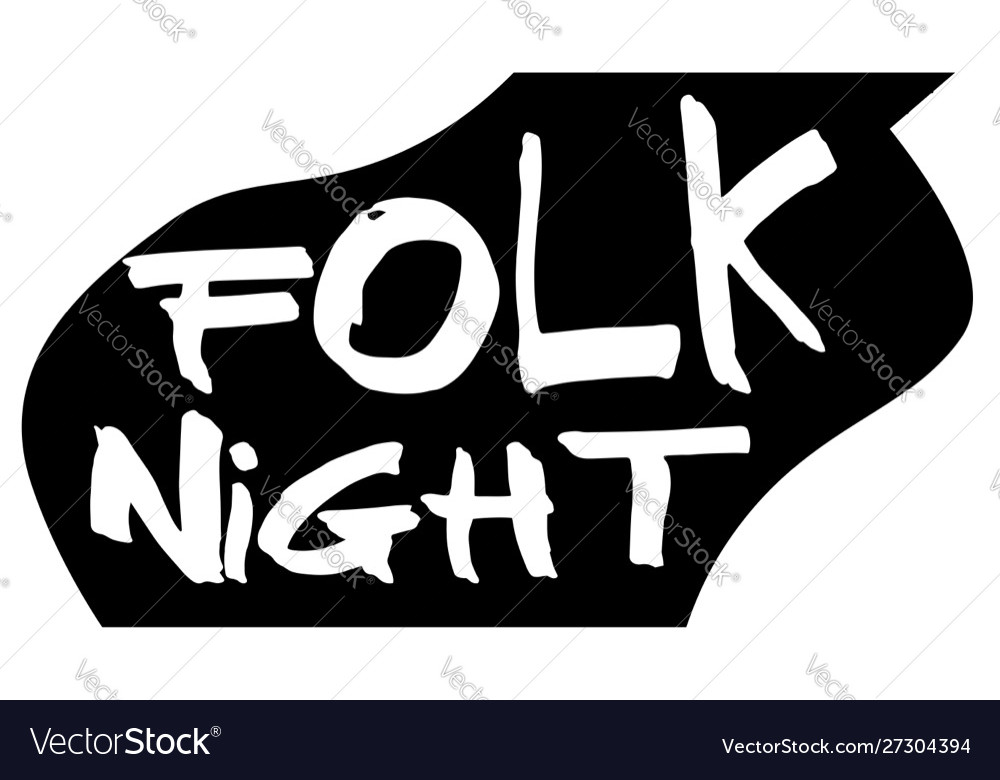 Folk night acoustic guitar