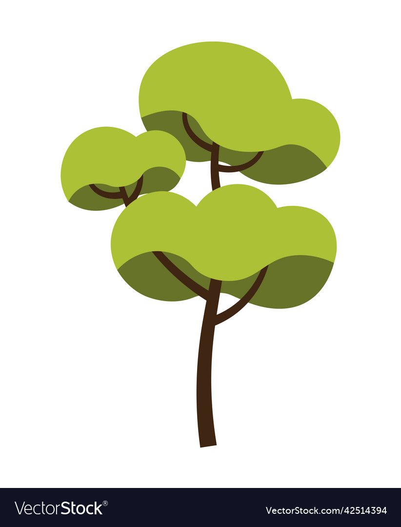 Green tree icon Royalty Free Vector Image - VectorStock