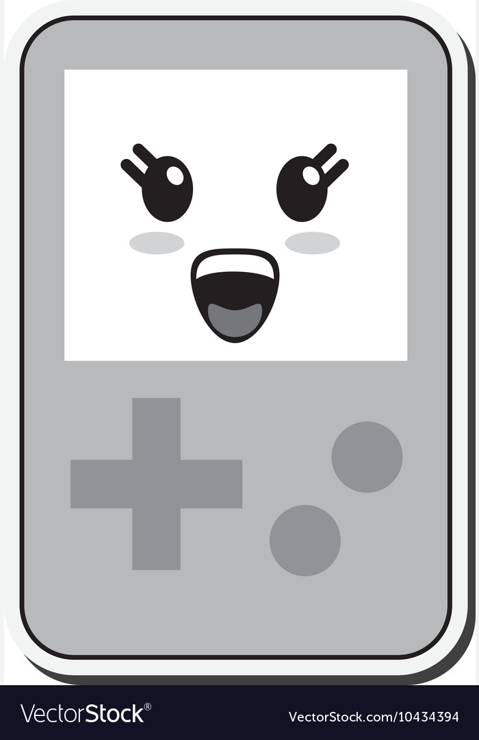 Kawaii handheld console icon