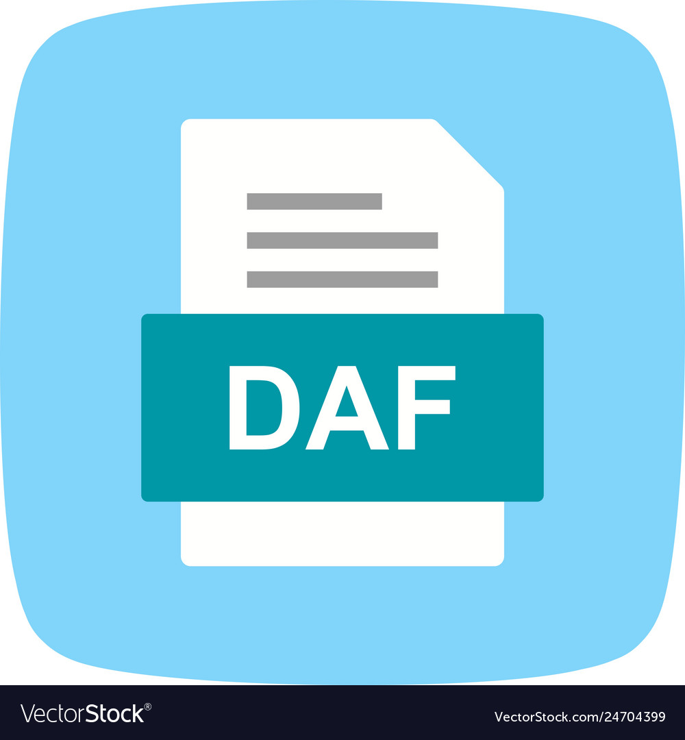 Daf file document icon