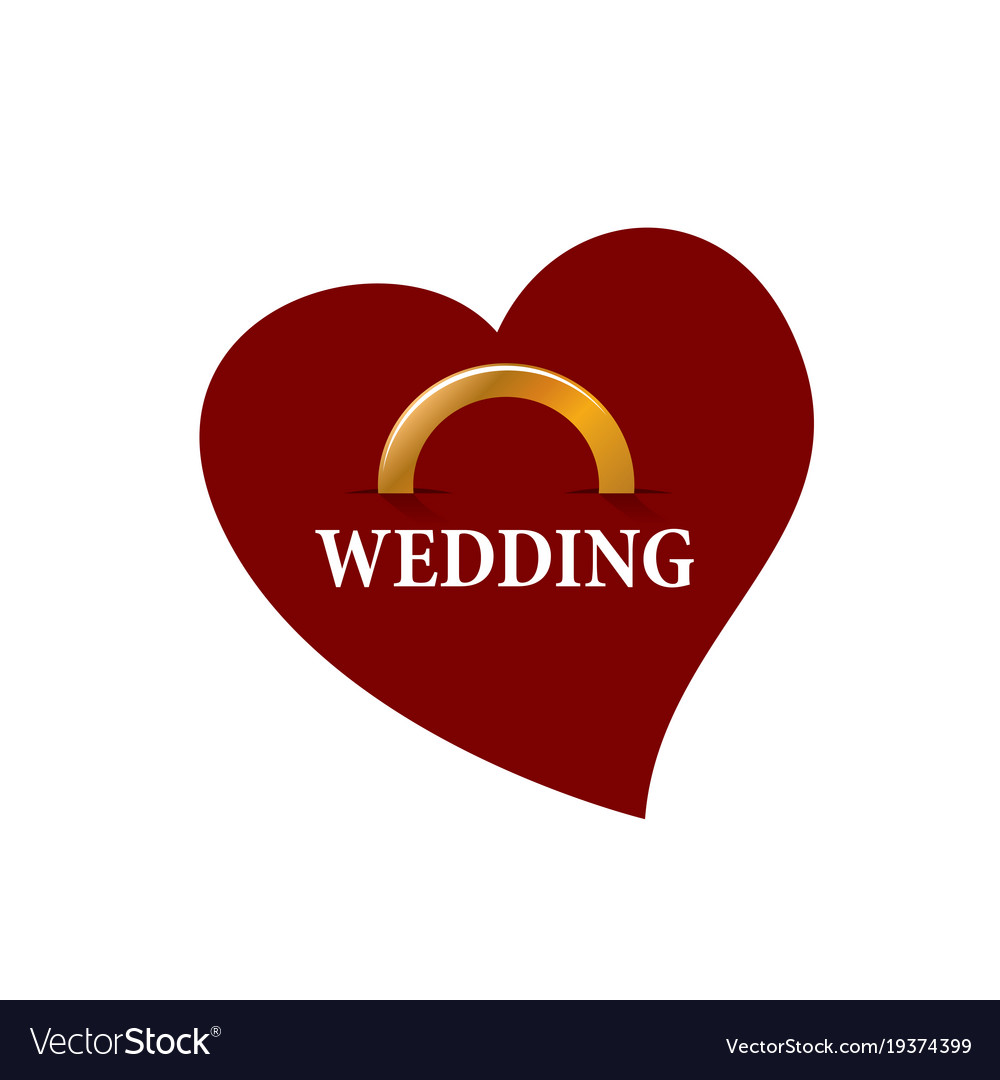 Logo wedding Royalty Free Vector Image - VectorStock