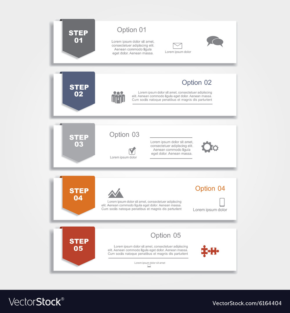 Infographic report template layout