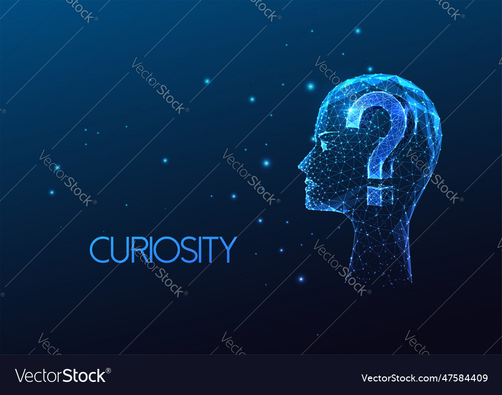 Curiosity problem solving intellectual Royalty Free Vector