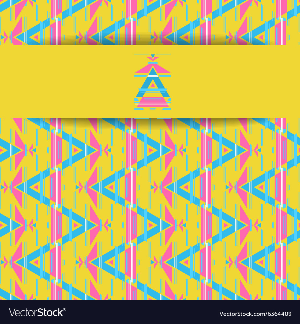 Ethnic abstract pattern background